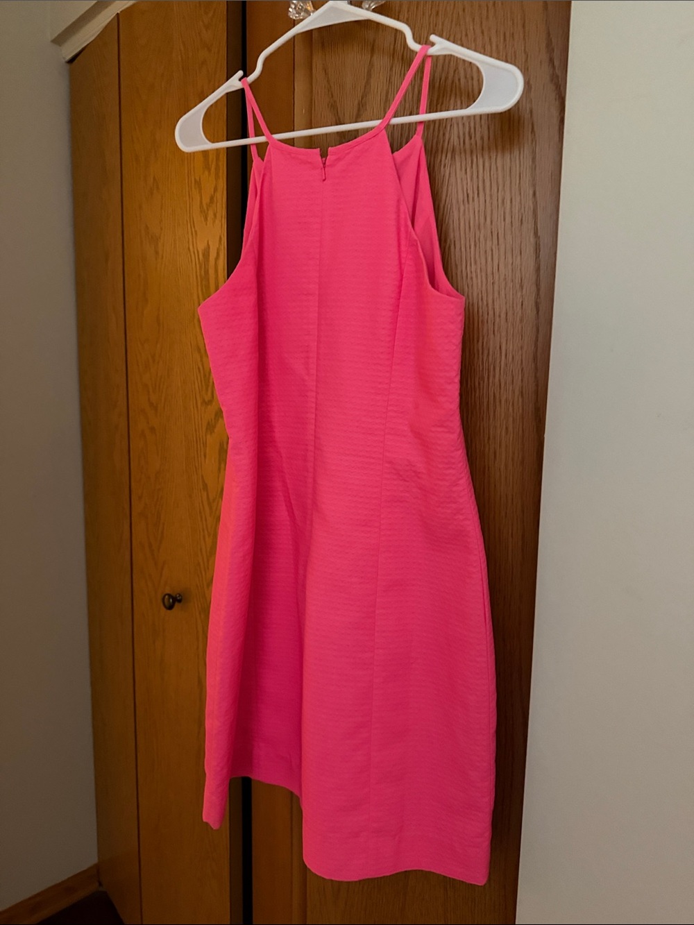 Lilly Pulitzer Bright Pink Embellished Sheath Dress - Picture 2 of 3